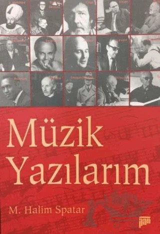 Müzik Yazılarım – M. Halim Spatar – Pan Yayıncılık kitap kapağı