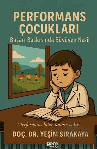 Performans Çocukları – Yeşim Sırakaya – Gece Kitaplığı kitap kapağı
