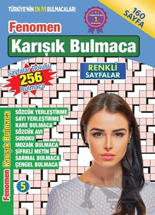 Fenomen Karışık Bulmaca 5 – Bertan Kodamanoğlu – Maxi Yayıncılık kitap kapağı