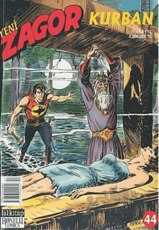 Yeni Zagor Sayı: 44 Kurban – Lal Kitap kitap kapağı