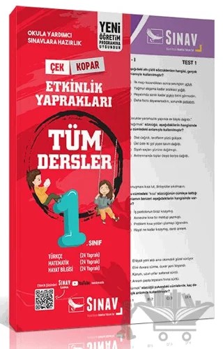 1. Sınıf Tüm Dersler Yaprak Test – Kolektif – Sınav Yayınları kitap kapağı