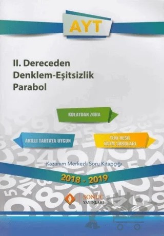 AYT 2. Dereceden Denklem Eşitsizlik Parabol – Kolektif – Sonuç Yayınları kitap kapağı