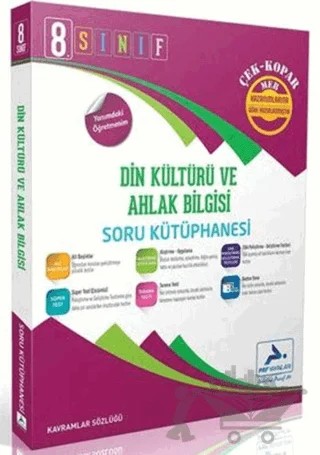 8. Sınıf Din Kültürü ve Ahlak Bilgisi Soru Bankası – Kolektif – Paraf Yayınları kitap kapağı