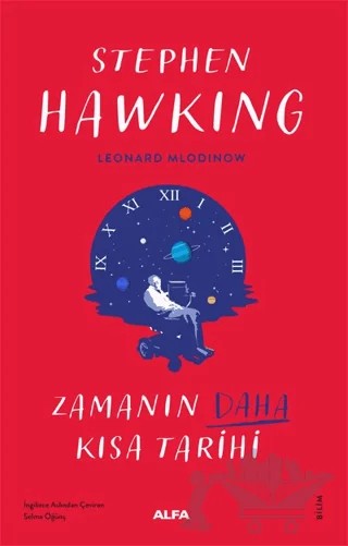 Zamanın Daha Kısa Tarihi – Stephen Hawking, Leonard Mladinow – Alfa Yayınları kitap kapağı