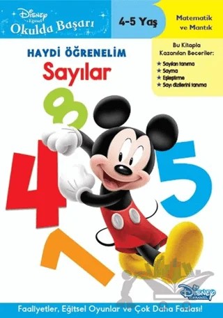 Haydi Öğrenelim - Sayılar 4-5 Yaş – Kolektif – Doğan Egmont Yayıncılık kitap kapağı