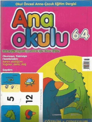 Anaokulu Sayı: 64 Anne-Çocuk Eğitim Dergisi – Boyut Yayın Grubu kitap kapağı