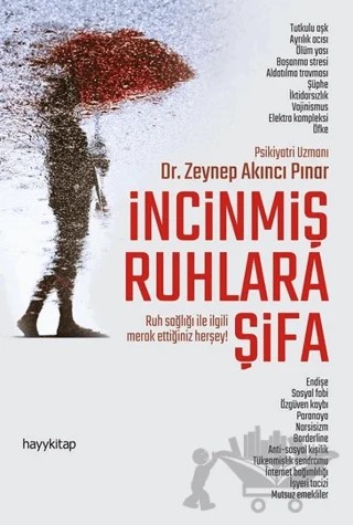 İncinmiş Ruhlara Şifa – Zeynep Akıncı Pınar – Hayykitap kitap kapağı