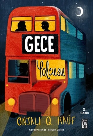 Gece Yolcusu – Qnjali Q. Rauf – XLIBRIS kitap kapağı