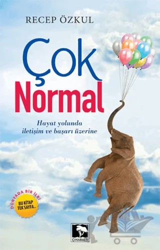 Çok Normal – Recep Özkul – Çınaraltı Yayınları kitap kapağı