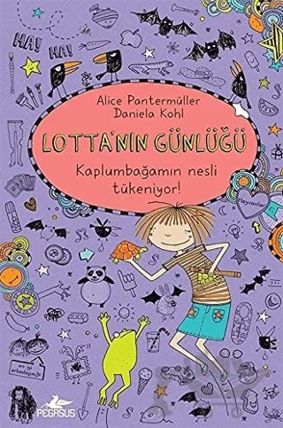 Lotta'nın Günlüğü 5: Kaplumbağamın Nesli Tükeniyor – Alice Pantermüller – Pegasus Çocuk Yayınları kitap kapağı
