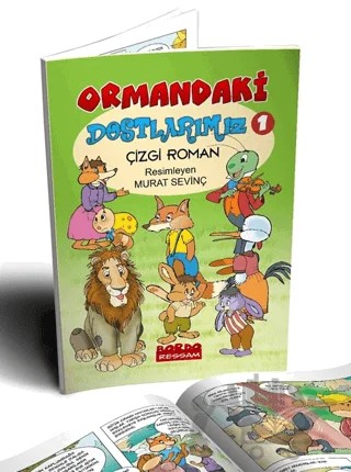 Ormandaki Dostlarımız 1 – Yusuf Yakup Sevinç – Bordo Ressam kitap kapağı