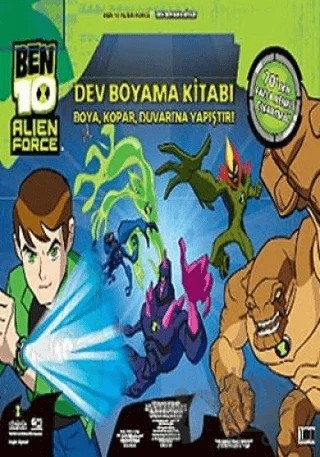 Ben10 Alien Force Dev Boyama Kitabı – Kolektif – Doğan Egmont Yayıncılık kitap kapağı