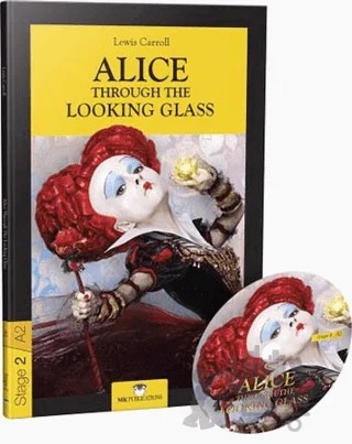 Alice Through The Looking Glass – Lewis Carroll – MK Publications kitap kapağı