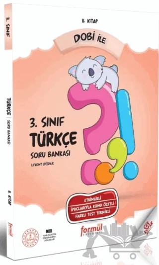 DOBİ 3. Sınıf Türkçe Soru Bankası – Levent Dizdar – Formül Yayınları kitap kapağı