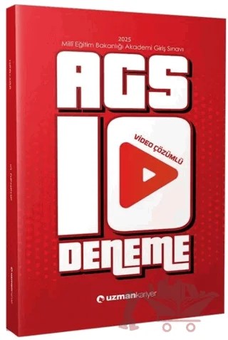 MEB-AGS 10 Deneme Çözümlü – Kolektif – Uzman Kariyer Yayınları kitap kapağı