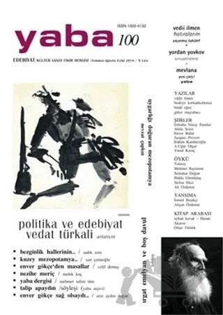 Yaba Edebiyat Dergisi Sayı: 100 Temmuz-Ağustos-Eylül 2016 – Yaba Dergisi Yayınları kitap kapağı