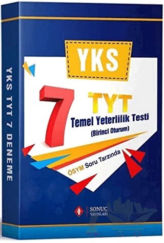YKS TYT 7 Deneme – Kolektif – Sonuç Yayınları kitap kapağı