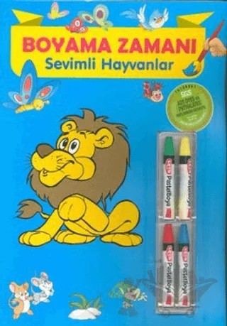 Boyama Zamanı: Sevimli Hayvanlar – Kolektif – Parıltı Yayınları kitap kapağı
