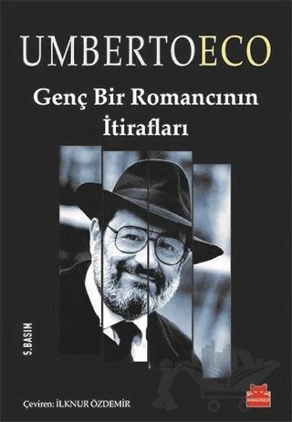 Genç Bir Romancının İtirafları – Umberto Eco – Kırmızı Kedi Yayınevi kitap kapağı