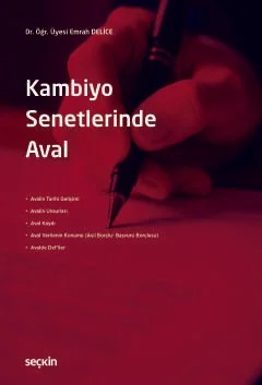 Kambiyo Senetlerinde Aval – Emrah Delice – Seçkin Yayıncılık kitap kapağı