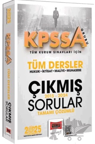 2025 KPSS-A Grubu Tüm Kurum Sınavları İçin Tüm Dersler 10 Yıl Çıkmış Sorular – Kollektif – Yargı Yayınevi kitap kapağı