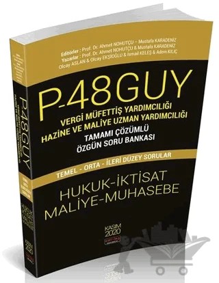GUY Vergi Müfettiş Yardımcılığı Soru Bankası – Kolektif – Savaş Yayınevi kitap kapağı