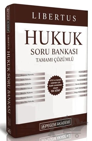 Libertus Hukuk Tamamı Çözümlü Soru Bankası – Kolektif – Pegem Akademi Yayıncılık kitap kapağı