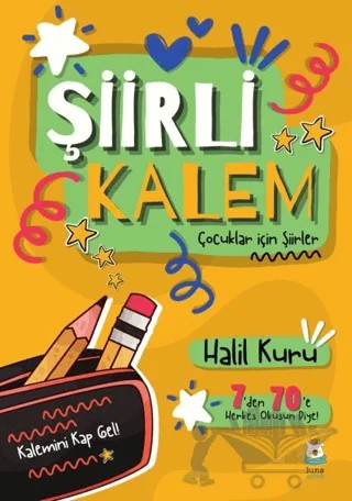 Şiirli Kalem – Halil Kuru – Luna Çocuk Yayınları kitap kapağı