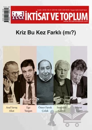 İktisat ve Toplum Dergisi Sayı: 98 Aralık 2018 – İktisat ve Toplum Dergisi kitap kapağı