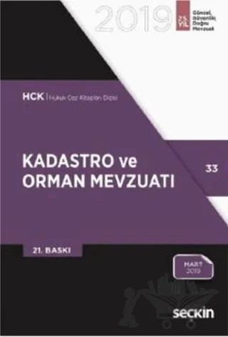 Kadastro ve Orman Mevzuatı – Kolektif – Seçkin Yayıncılık kitap kapağı