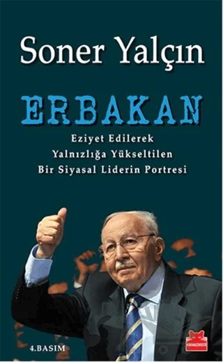 Erbakan – Soner Yalçın – Kırmızı Kedi Yayınevi kitap kapağı