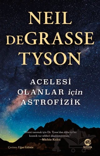 Acelesi Olanlar İçin Astrofizik – Neil DeGrasse Tyson – Nova Kitap kitap kapağı