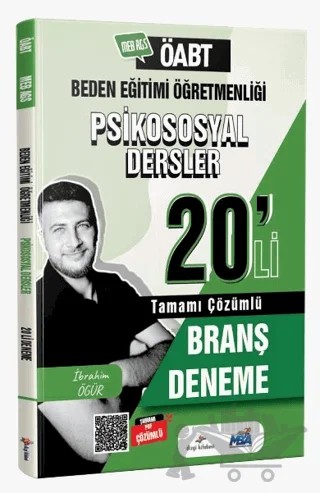 2026 MEB AGS ÖABT Beden Eğitimi Psikososyal Dersler Tamamı PDF Çözümlü 20'li Branş Deneme – İbrahim Ögür – Dizgi Kitap kitap kapağı