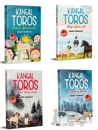 Kangal Toros Serisi 2. Sınıf Okuma Seti 8-14 Yaş – Mehmet Karabulut – Mercan Çocuk Yayınları kitap kapağı