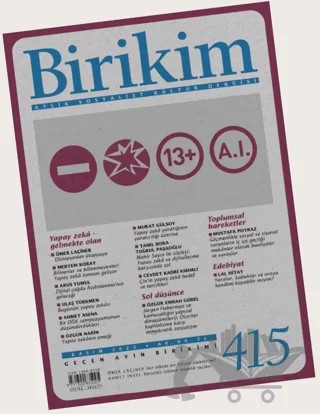 Birikim Aylık Sosyalist Kültür Dergisi Sayı: 415 Kasım 2023 – Birikim Yayınları kitap kapağı