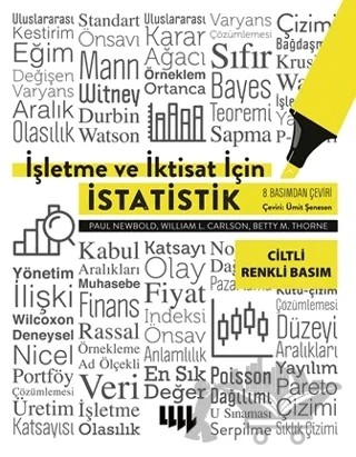 İşletme ve İktisat için İstatistik (Kuşe) – Betty M. Thorne, Paul Newbold, William L. Carlson – Literatür Yayıncılık kitap kapağı