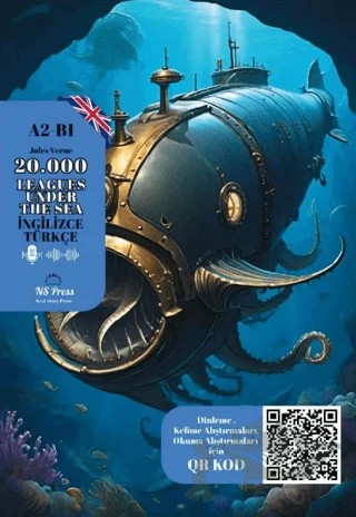 20.000 Leagues Under the Sea - İngilizce – Jules Verne – NS Press kitap kapağı