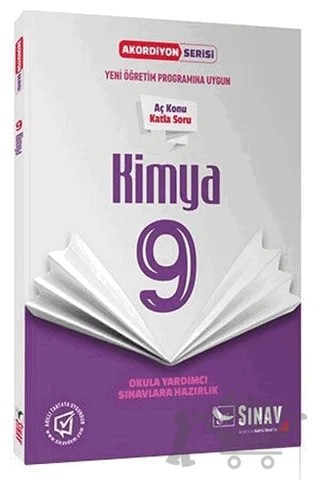 9. Sınıf Kimya Akordiyon Kitap – Kolektif – Sınav Yayınları kitap kapağı