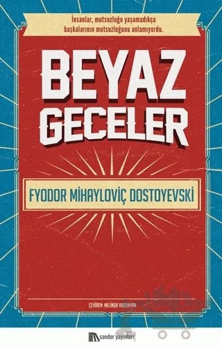 Beyaz Geceler – Fyodor Mihayloviç Dostoyevski – Sander Yayınları kitap kapağı