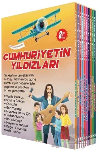 Cumhuriyetin Yıldızları Kutulu Set – Eda Bayrak – Acayip Kitaplar kitap kapağı