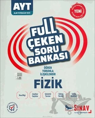 2019 AYT Fizik Full Çeken Soru Bankası – Kolektif – Sınav Yayınları kitap kapağı