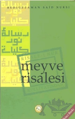 Meyve Risalesi – Bediüzzaman Said-i Nursi – Zehra Yayıncılık kitap kapağı