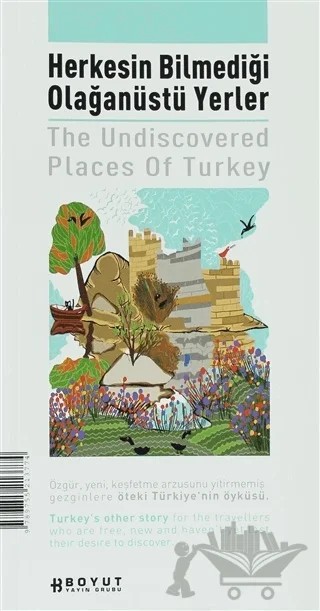 Herkesin Bilmediği Olağanüstü Yerler The Undiscovered Places of Turkey – Sevan Nişanyan – Boyut Yayın Grubu kitap kapağı