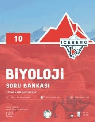 10. Sınıf Iceberg Biyoloji Soru Bankası – Yeşim Kabadaş Kırsaç – Okyanus Yayınları kitap kapağı
