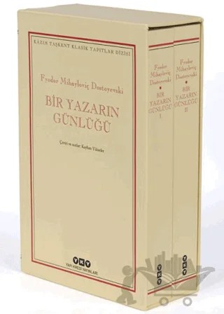 Bir Yazarın Günlüğü (2 Cilt Takım - Kutulu) – Fyodor Mihayloviç Dostoyevski – Yapı Kredi Yayınları kitap kapağı