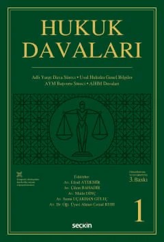 Hukuk Davaları – Cilt:1 Adli Yargı – Usul Hukuku – Anayasa Mahkemesi – AİHM Davaları – Efrail Aydemir, Çilem Bahadır, Mutlu Dinç, Sema Uçakhan Gül – Seçkin Yayıncılık kitap kapağı
