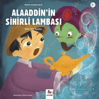 Alaaddin'in Sihirli Lambası - Minikler İçin Ünlü Eserler – Kolektif – Almidilli kitap kapağı