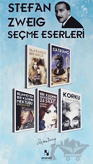 Stefan Zweig Seçme Eserleri - (5 Kitap Kutu) – Stefan Zweıg – Anonim Yayıncılık kitap kapağı