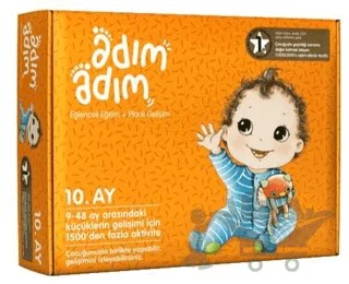Adım Adım Bebek Eğitim Seti 10. Ay – Kolektif – Adım Adım Bebek Eğitimi kitap kapağı