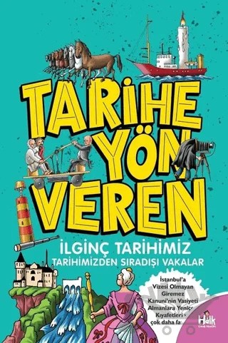 Tarihe Yön Veren İlginç Tarihimiz – Serdar Kayıhan – Halk Kitabevi kitap kapağı
